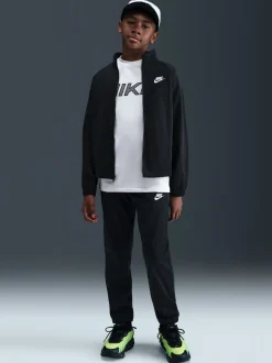 Noir - Survêtement Nike Dri-Fit en poly zippé