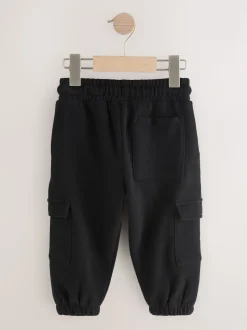 Noir - Survêtement utilitaire en jersey doux au toucher (3mois à7ans)