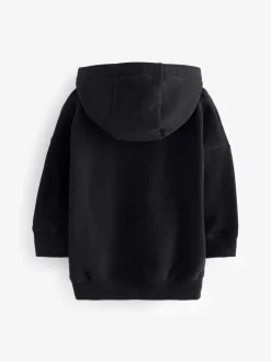 Noir - Sweat à capuche à manches longues (3mths-7yrs)