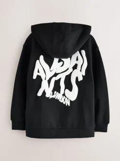 Noir - Sweat à capuche smALLSAINTS Orlando oversize