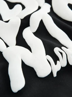 Noir - Sweat à capuche smALLSAINTS Orlando oversize