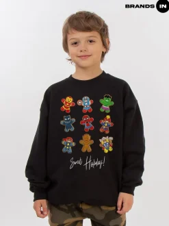 Noir - Sweat-shirt Brands In Marvel Gingerbread Avengers