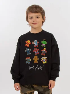 Noir - Sweat-shirt Brands In Marvel Gingerbread Avengers