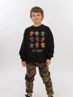 Noir - Sweat-shirt Brands In Marvel Gingerbread Avengers