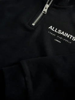 Noir - Sweat-shirt smALLSAINTS Underground oversize à demi-fermeture éclair