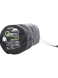 Noir - Trespass Veste imperméable pliable Qikpac X