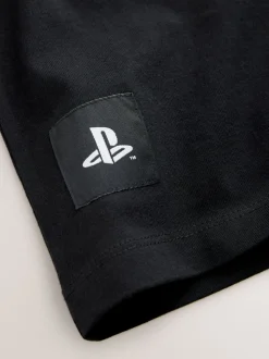 Noir - 100T-shirt % coton PlayStation Manches Courts (4-16ans)