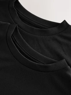 Noir - T-shirt de sport (3-16ans)