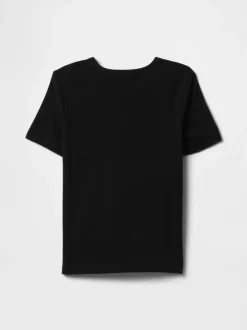 Noir - T-shirt Gap Vintage à logo et manches courtes (4-13ans)