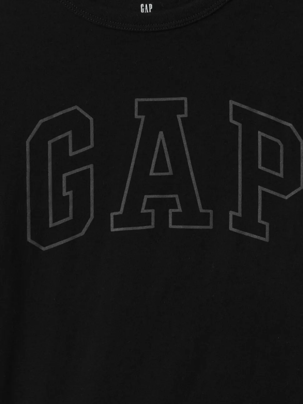 Noir - T-shirt Gap Vintage à logo et manches courtes (4-13ans)