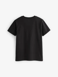 Noir - T-shirt Manches courtes (3-16ans)