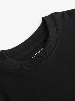 Noir - T-shirt Manches courtes (3-16ans)