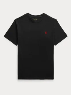 Noir - T-shirt Polo Ralph Lauren jersey à manches courtes
