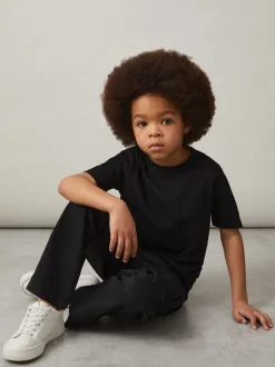 Noir - T-shirt ras du cou Reiss Honor