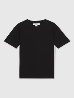Noir - T-shirt ras du cou Reiss Honor