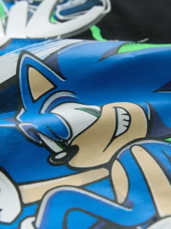 Noir - T-shirt Sonic à manches longues (3-16ans)