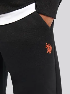Noir - U.S. Polo Assn. Ensemble Survêtement et Sweat-shirt à capuche zippé Double Horsemen