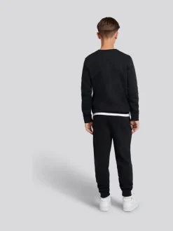 Noir - U.S. Polo Assn. Ensemble Sweat-shirt Col rond et Survêtement Double Horsemen