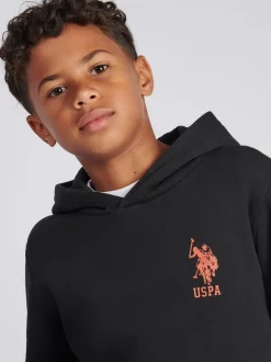 Noir - U.S. Polo Assn. Ensemble sweat-shirt à capuche et survêtement Player 3