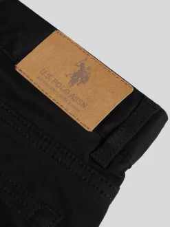 Noir - U.S. Polo Assn. Pantalon Bedford en velours côtelé 5 poches