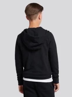 Noir - U.S. Polo Assn. Sweat-shirt à capuche zippé Double Horsemen