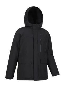 Noir - Veste imperméable Mountain Warehouse Noah doublée de peau de mouton