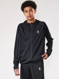 Noir - Veste zippée Gym King en poly léger