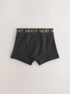 Noir avec ceinture Or - Lot de 10 boxers (1.5-16ans)