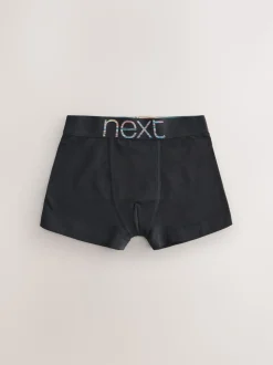 Noir avec taille brillante - Lot de 10 boxers (1.5-16ans)