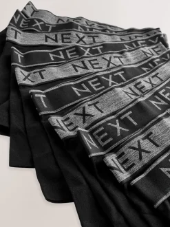 Noir avec taille grise - Lot de 10 boxers (1.5-16ans)