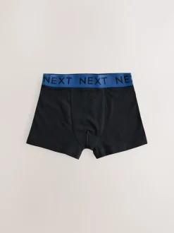 Noir avec taille universitaire - Lot de 10 boxers (1.5-16ans)