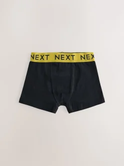 Noir avec taille universitaire - Lot de 10 boxers (1.5-16ans)