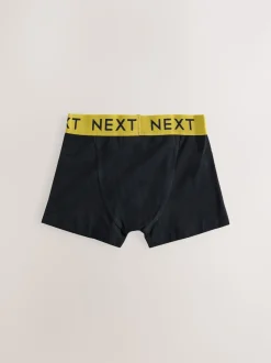 Noir avec taille universitaire - Lot de 10 boxers (1.5-16ans)