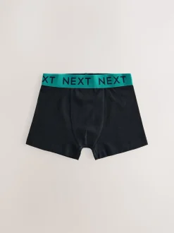 Noir avec taille universitaire - Lot de 10 boxers (1.5-16ans)