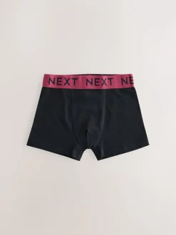 Noir avec taille universitaire - Lot de 10 boxers (1.5-16ans)