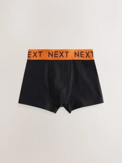Noir avec taille universitaire - Lot de 5 boxers (1.5-16ans)