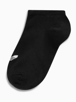 Noir chrome - adidas originals Paquet de chaussettes de doublure Trefoil 3