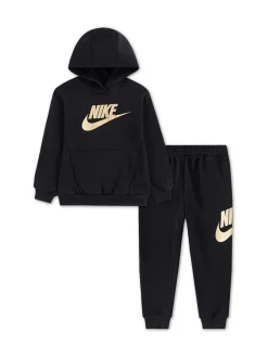 Noir chrome - Nike survêtement en polaire Little Kids Club