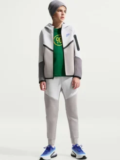 Noir chrome - Sweat à capuche zippé Nike Tech Fleece