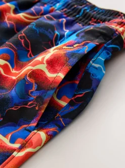 Noir éclair - Shorts de bain imprimés (3-16yrs)