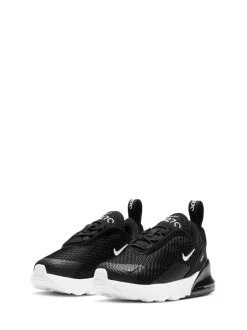 Noir et blanc - Nike Infant Air Max 270 Trainers