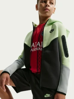 Noir gris - Short Nike Tech en molleton