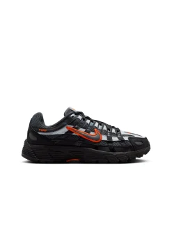 Noir gris orange - Baskets Nike Youth P6000