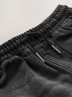 Noir lavé - Jean en denim à enfiler (3-16ans)