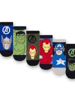 Noir Marvel® - Lot de 6 paires de chaussettes Vanilla Underground garçon Character