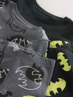 Noir motif Batman - Lot de 2 pyjamas Snuggle sous licence (9mois -10ans)