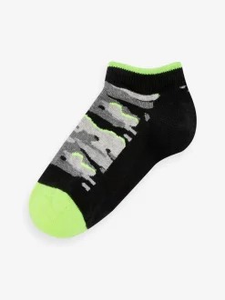 Noir vif camouflage - Paquet de 7 chaussettes d'entraînement en coton riche