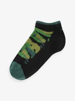 Noir vif camouflage - Paquet de 7 chaussettes d'entraînement en coton riche