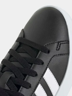 Noir/Blanc - adidas Grand Court 3.0 Baskets junior