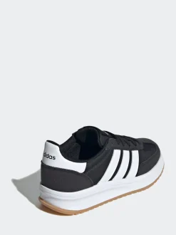 Noir/Blanc - adidas Run 70s 2.0 Baskets Dentelle Junior